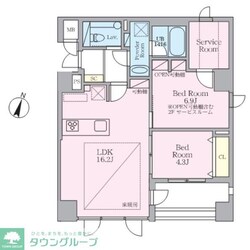 SELENE御殿山の物件間取画像
